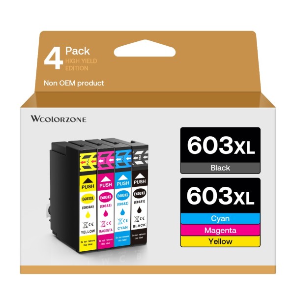 Ersatz für Epson 603 XL Druckerpatronen Multipack...